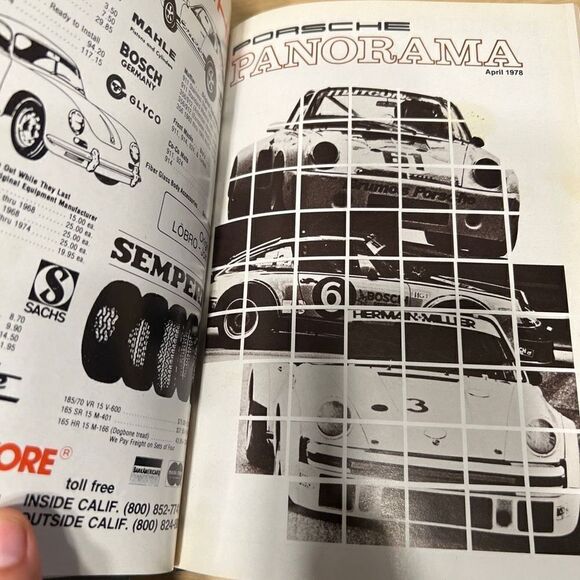 Porsche Panoramic Hardcover Bounded Magazines Vintage 1978 JAN-Dec  PCA - Picture 12 of 15